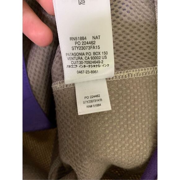 Patagonia Classic Retro-X Natural Purple Deep Pile Jacket Women's size Medium - Picture 7 of 7